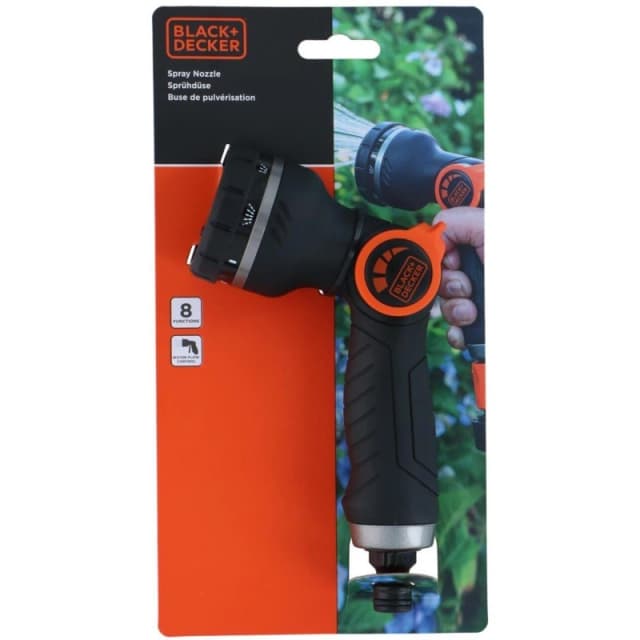 Black and Decker 8F Spray Nozzle Black/Orange unisex One Size