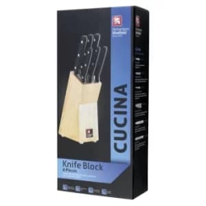 Richardson Sheffield Cucina Knife Block Set 6 Piece