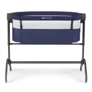 Kinderkraft BEA 2in1 Co-Sleeper Cot & Travel Cot - Navy