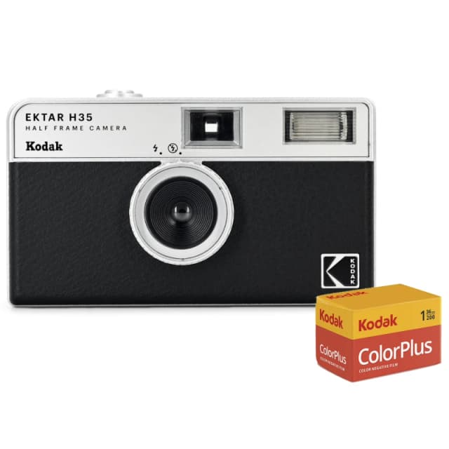 Kodak Kodak Ektar H35 Film Camera - Black (Camera + 36 Exposure 35mm Film) H35 Black+FILM