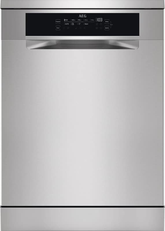 AEG GlassCare FFB76727PM Full Size Dishwasher - Stainless Steel - A Rated