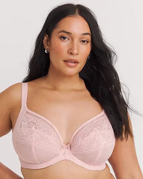 Elomi Elomi Kendra Plunge Wired Bra Rosebud Rosebud Female 38G QV11318