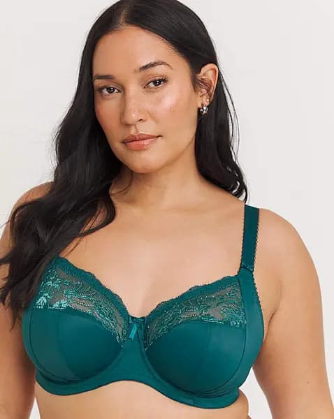 Elomi Elomi Morgan Full Cup Wired Bra DeepTeal Deep Teal Female 40DD QV07051