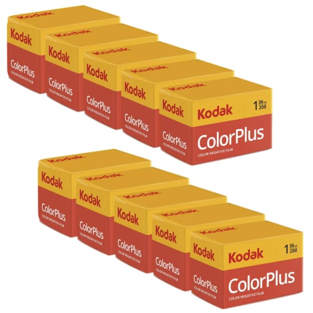Kodak Kodak Color Plus 200 135 Film - 36 Exposures Per Pack (Pack of 10) 108348x10