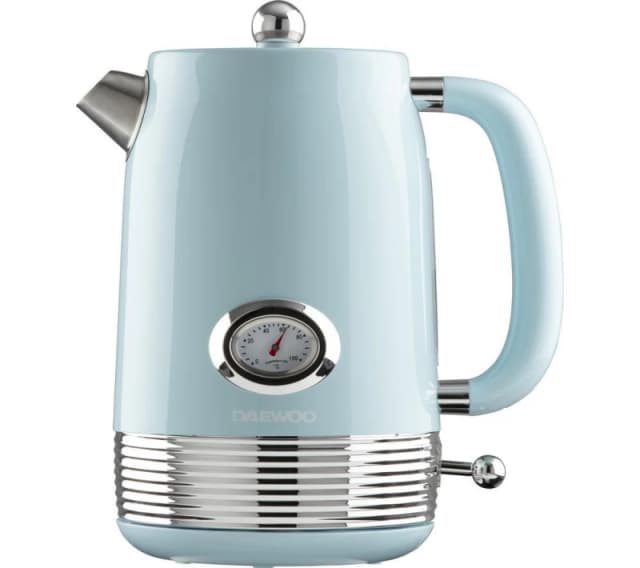 Daewoo Denver Collection SDA2749GE Jug Kettle - Sky Blue 5024996980448
