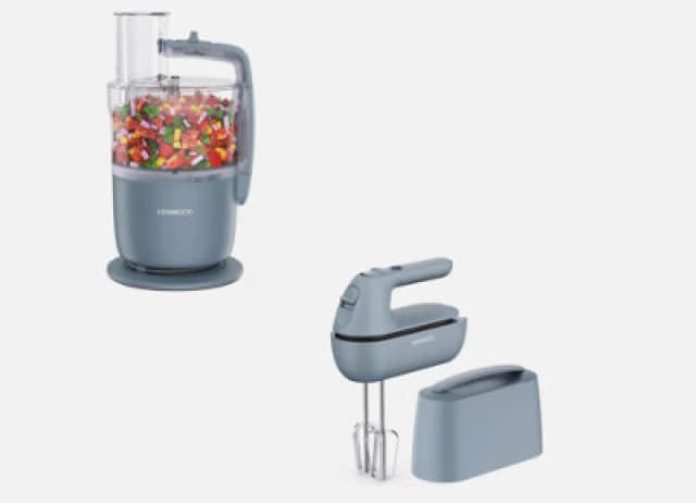 Kenwood Go Food Processor & Hand Mixer Storm Blue