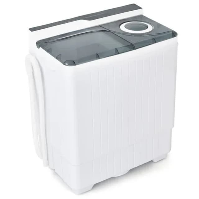 Costway FP10355GB 6.5KG/2KG Twin Tub Washing Machine