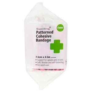 Superdrug Leopard Print Cohesive Bandage 7.5cm x 4.5m