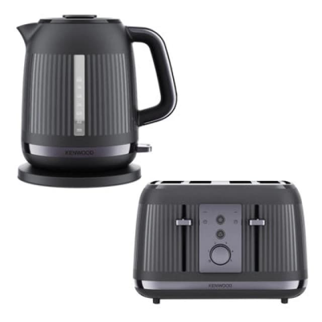 Kenwood Dusk 1.7L Kettle & 4 Slice Toaster Set, Grey - Kenwood KWPK6