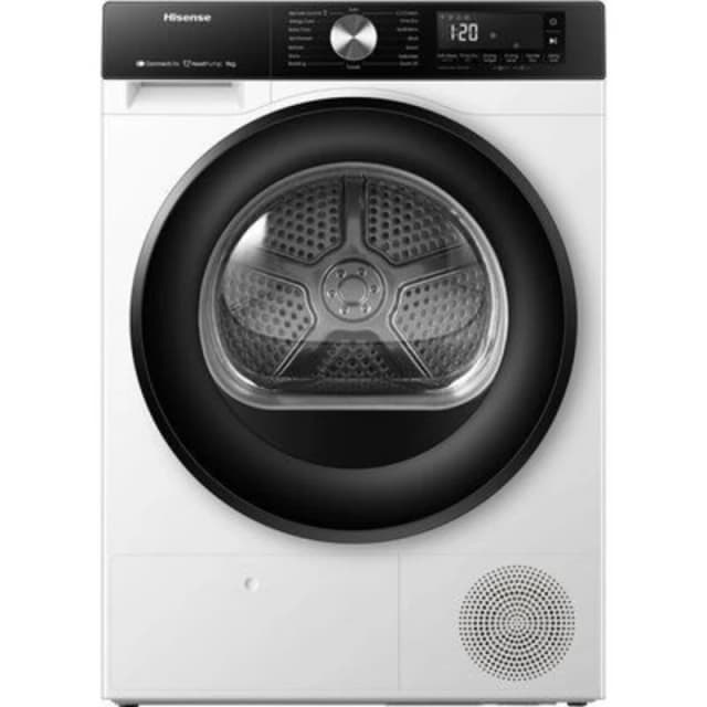 Hisense 3S Series DH3S902BW3 9Kg Heat Pump Tumble Dryer