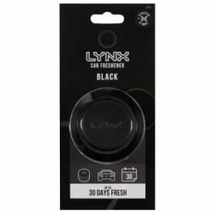 Lynx Black Gel Can Car Air Freshener (Case Of 6)