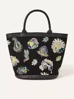 Accessorize Embroidered Paisley Handheld
