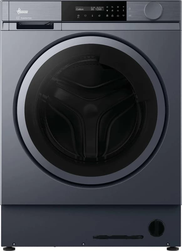 Hoover H-Wash 600 HBSI410CRL8GU-80 Integrated 10KG WiFi Connected Washing Machine with 1400 rpm - Anthracite - A Rated