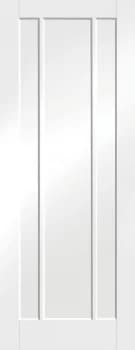Wickes York Softwood White Primed Internal Door - 1981 x 838mm