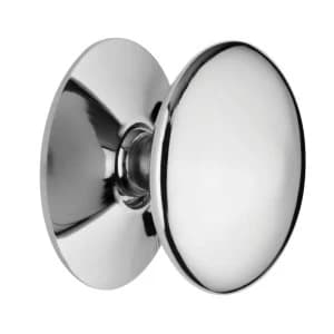 Wickes Victorian Door Knob - Chrome 30mm Pack of 4