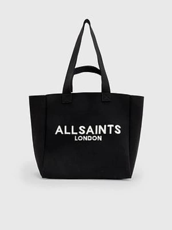 Allsaints Izzy Large Logo Knitted Tote Bag