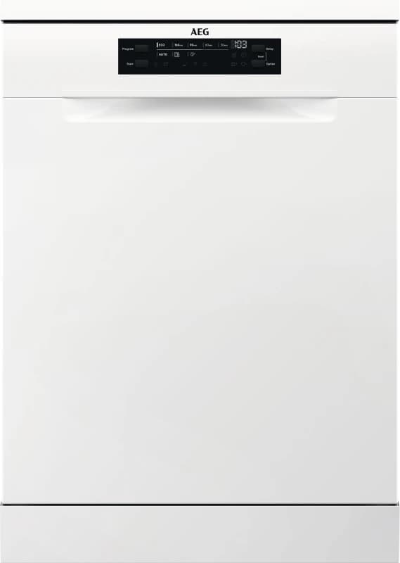 AEG 6000 SatelliteClean FFB74917ZW Full Size Dishwasher - White - C Rated, White