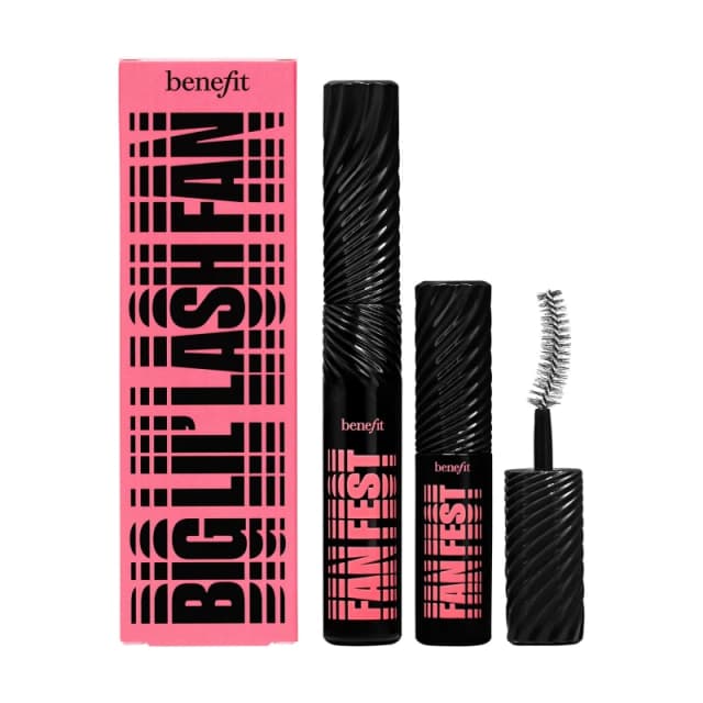 benefit Gifts and Sets Big Lil Lash Fan Fanning and Volumising Fan Fest Mascara Duo Set (Worth GBP42)