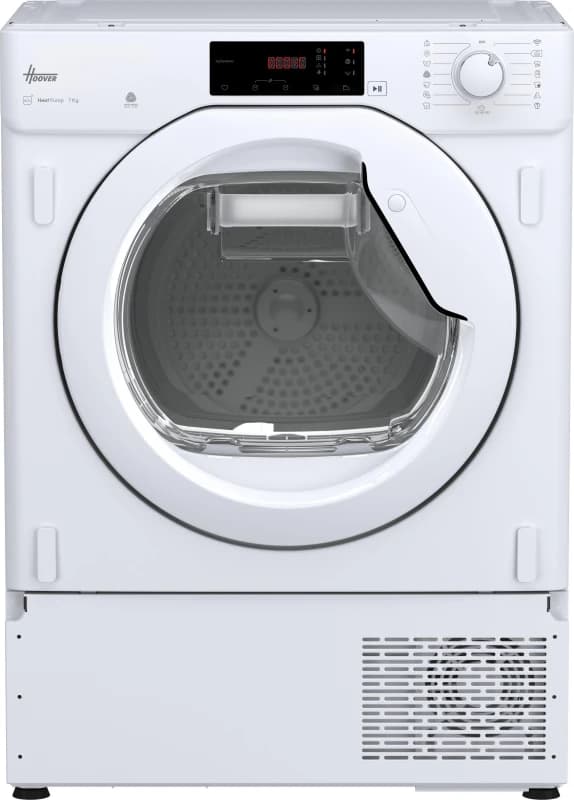 Hoover H-DRY 300 BATD H7A1TE-80 WiFi Connected 7Kg Integrated Heat Pump Tumble Dryer - White - A+ Rated