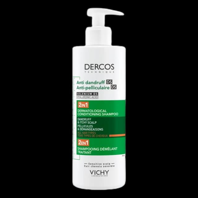 Vichy Dercos Anti Dandruff 2-in-1 Dermatological Conditioning Shampoo 390ml