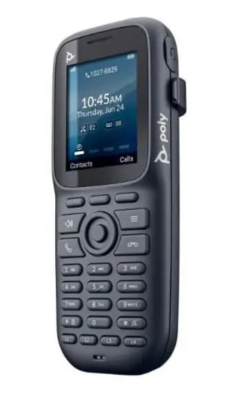HP POLY Rove 20 DECT Phone Handset IP phone Black 4 lines 8F3E4AA#ABU