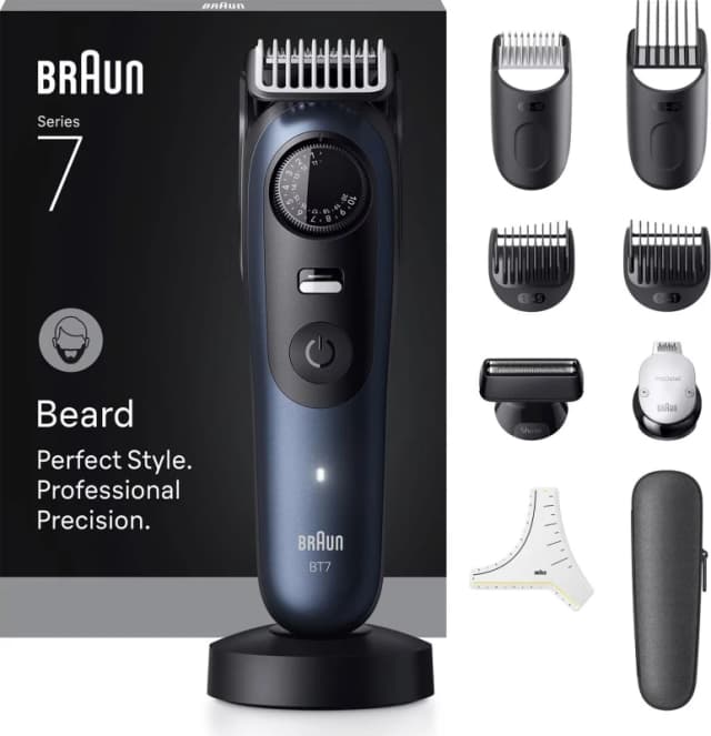 Braun Series 7 Mens Shaver - Black / Blue