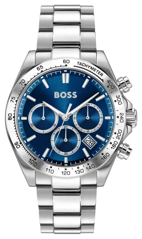 BOSS 1514315 HERO 2.0 Quartz Chronograph (44mm) Blue Dial / Watch