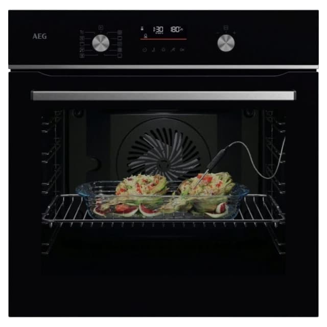 AEG GA5PB501AB Series 5000 Pyrolytic SteamBake Multifunction Single Oven - BLACK GA5PB501AB