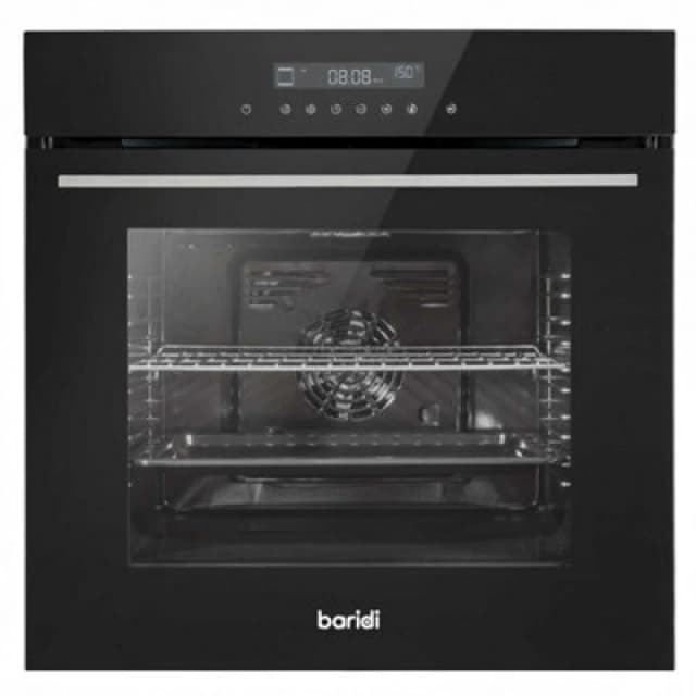 Baridi 60Cm Built-in Fan Assisted 10 Function Oven Touchscreen, 72L - DH199, Black DH199