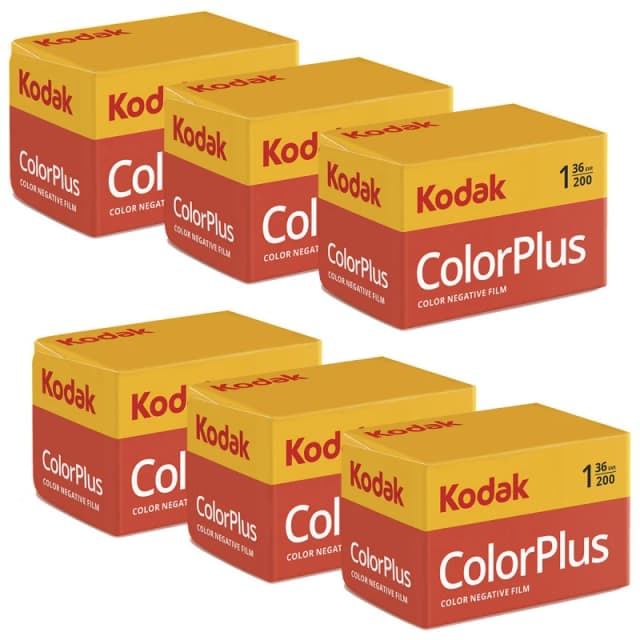 Kodak Kodak Color Plus 200 135 Film - 36 Exposures Per Pack (Pack of 6) 108348x6