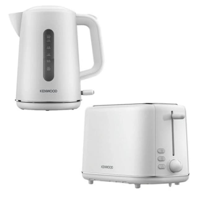 Kenwood Kenwood - Abbey Lux 1.7 Kettle & 2 Slice Toaster Set, White KWPK1