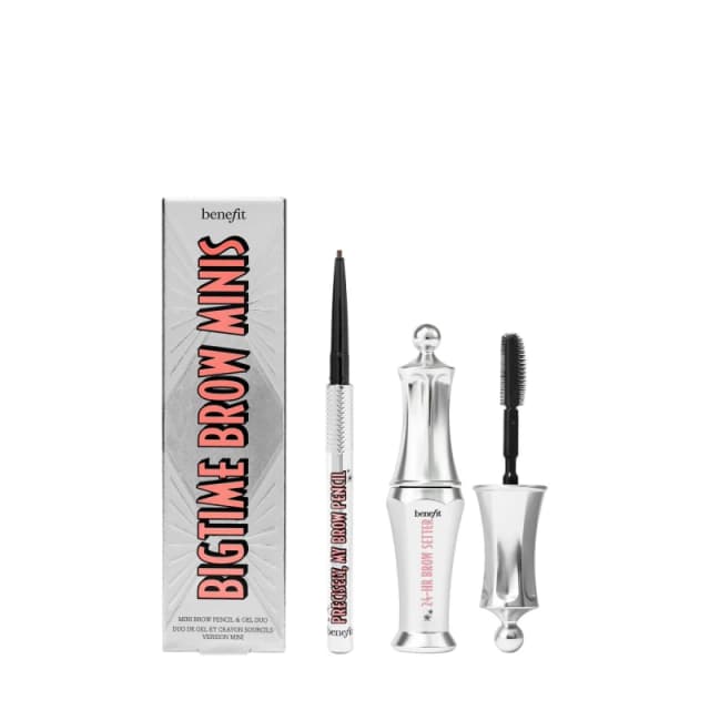 benefit Bigtime Brow Minis - Precisely, My Brow Pencil and Gel Setter Duo (Various Shades) - Neutral Deep Brown