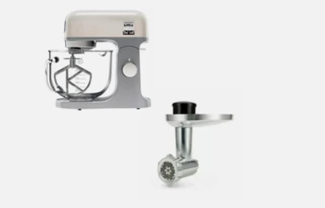 Kenwood 5L Kmix Stand Mixer Cream & Food Mincer