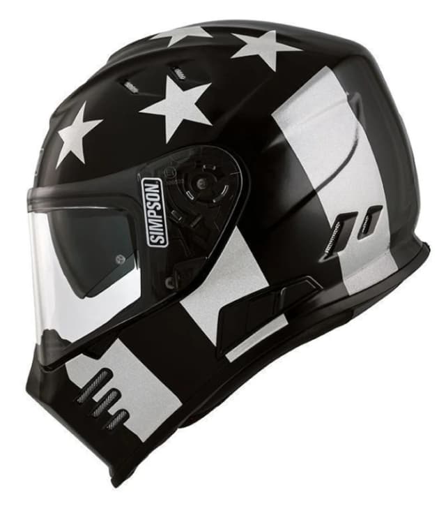 Simpson Venom Stingrae ECE22.06 Full Face Helmet Size L