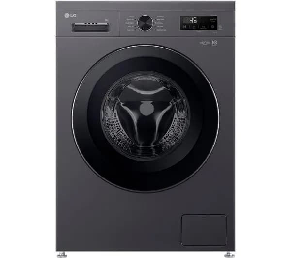 LG X10 Series F4X1009NMK 9KG 1400RPM WiFi-Enabled Spin Washing Machine