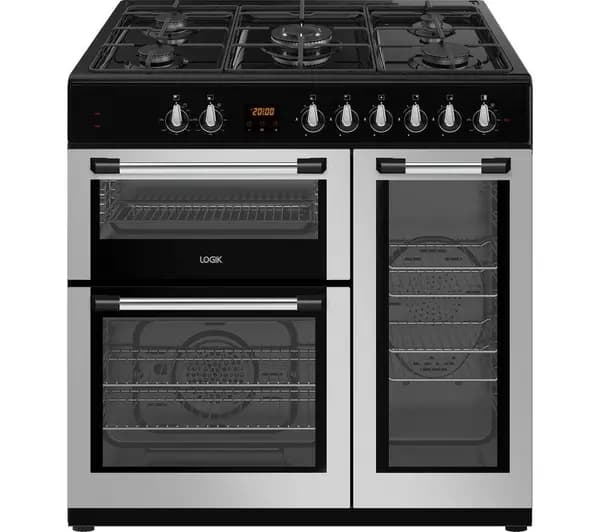 Logik LRC90S21 90cm Dual Fuel Range Cooker