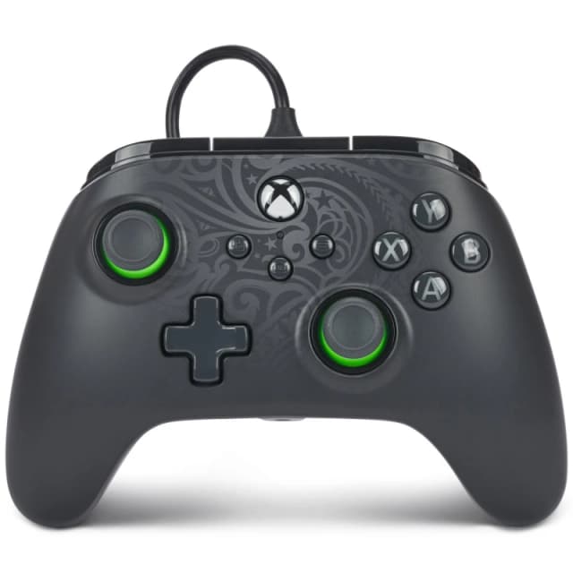 Power A PowerA XBGP0190-01 Gaming Controller Black Lime USB Gamepad PC Xbox One Xbox One S Xbox One X XBGP0190-01