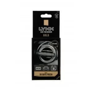 Lynx Gold Aluminium Refillable Vent Air Freshener (Case Of 6)