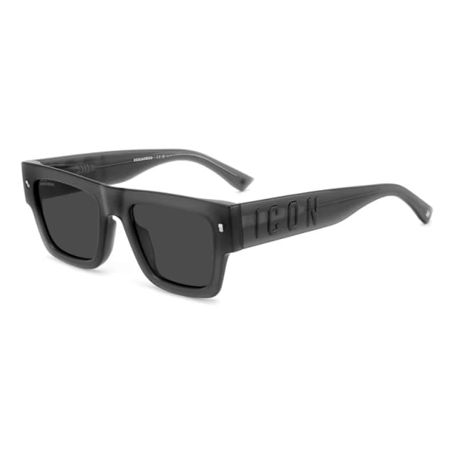 DSquared2 Mens DSQ Icon Wayfarer Sunglasses Grey male 52 cm