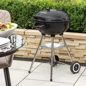 George Foreman 18" Kettle Charcoal BBQ Black