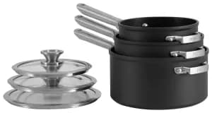 Ninja Foodi Zerostick Stackable 16/18/20cm Sauce Pans C53000UK