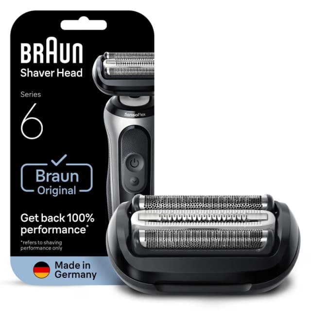 Braun Series 6 64B Electric Shaver Head Replacement Black Men