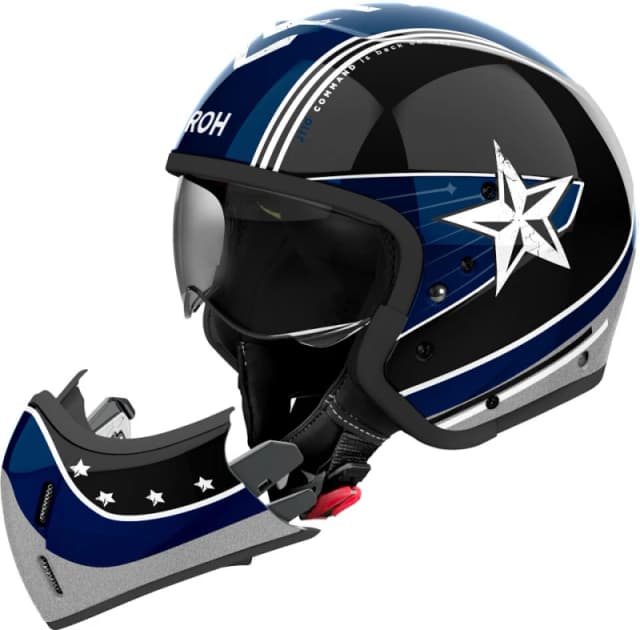 Airoh J 110 Command Octane Gloss Jet Helmet Size XL