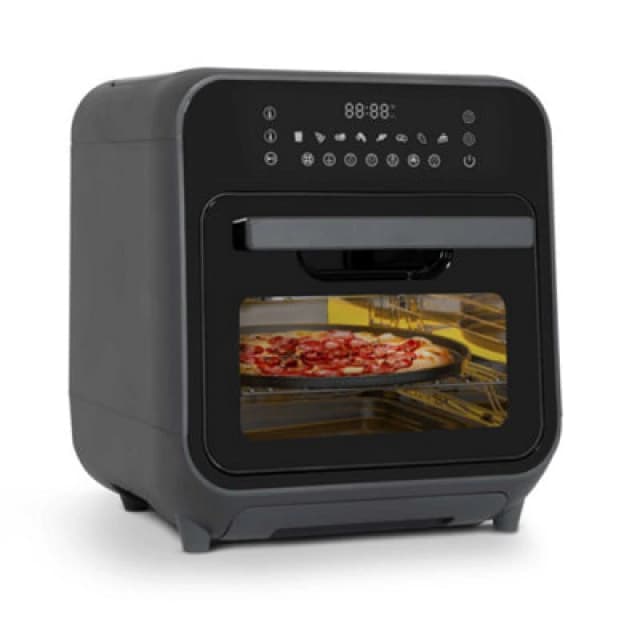 Baridi Steam Air Fryer Oven, Self-cleaning, 8 Preset Programs, 1635W, 15L, Black DH171