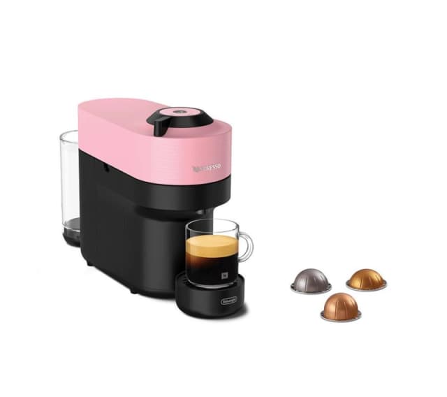Nespresso by DeLonghi Vertuo Pop ENV90.P Coffee Machine - Black & Pink, Black,Pink 8004399034211