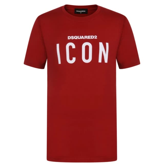 DSquared2 Children's Icon T Shirt Tango Red DQ405 unisex 10 Yrs