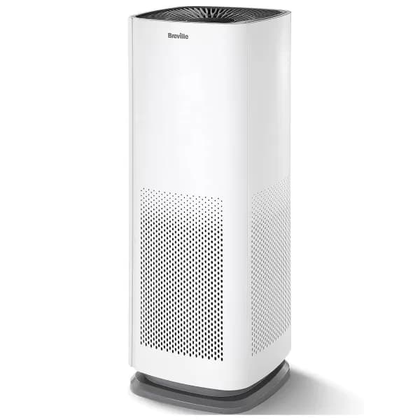 Breville 360 Autosense Air Purifier Quiet True H13 HEPA Filter Removes 99.97% Dust Smoke Pollen & More 4 Speeds Sleep Mode Filter Change