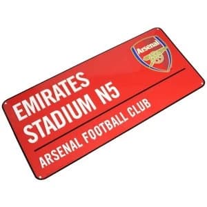 Arsenal Colour Metal Street Sign