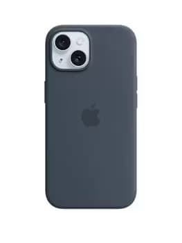 Apple iPhone 15 Silicone Case With Magsafe - Storm Blue