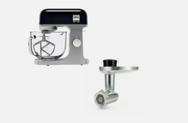 Kenwood 5L Kmix Stand Mixer Black & Food Mincer